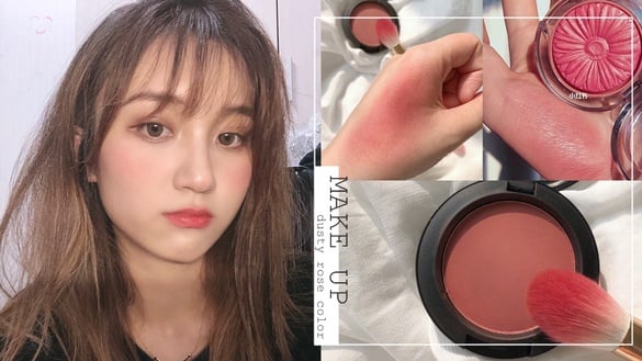 是初戀少女的嬌羞感！小紅書激推「煙燻玫瑰色」腮紅，白裡透紅的不挑膚顯白色