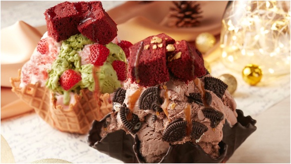 巧克力控吃起來！COLD STONE推新品加了Hershey’s的「巧克金聖誕」，還有「聖誕紅寶石」給你滿滿驚喜美味！