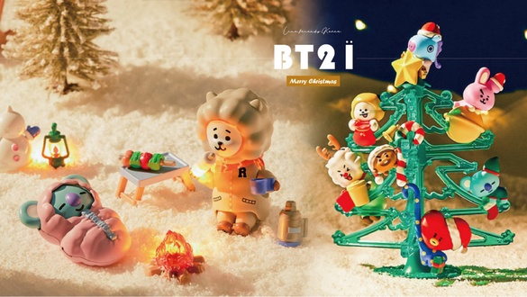 BT21聖誕新品上市！TATA、CHIMMY換上聖誕老人裝，加碼第四彈BT21盒玩，阿米們又要破財啦！