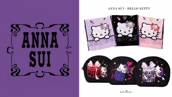 狙擊少女心！ANNA SUI X HELLO KITTY聯名限量商品，可愛融合奇幻風格毫無違和~