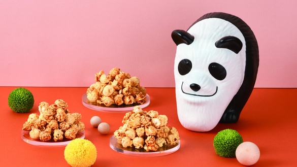 7-11把戽斗星球變成爆米花桶！除了超萌的戽斗熊貓，連Hello Kitty都變成麻將