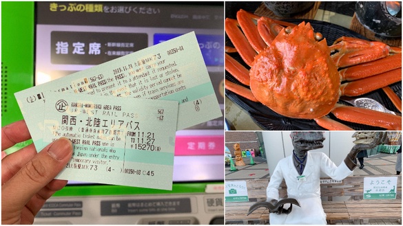 日本「JR關西北陸PASS」一張讓你這樣玩～還有超方便的crosta寄行李服務一定要試試看！