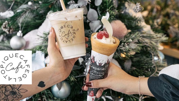 gelato pique café 與日本同步推「紅色莓果起司蛋糕可麗餅」，浪漫聖誕小屋好好拍！