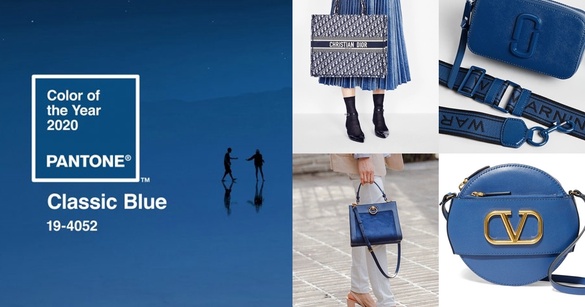 Pantone 2020年度代表色出爐，特選5款「Classic Blue-經典藍」包款，背上時髦一整年！