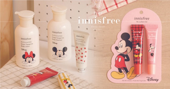 innisfree 「迪士尼限定系列」上市！滿額再送迪士尼存錢筒，米奇、唐老鴨超萌必收！
