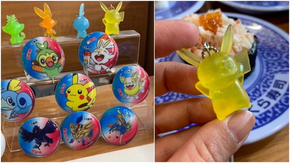 藏壽司X寶可夢推獨家扭蛋，寶貝球印章、寶可夢磁鐵、還有限定版皮卡丘吊飾等你來扭