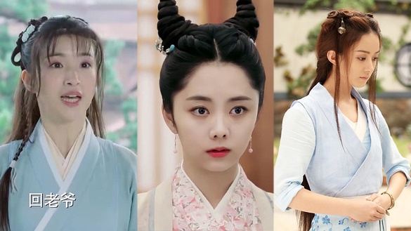 《錦衣之下》譚松韻「牛角包婢女造型」超Q！10女星古裝婢女，林依晨被笑翻，熱巴可愛