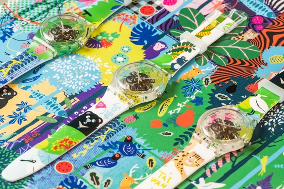 「Swatch X You客製化手錶」登陸台北101，2款台灣獨家畫布萌度破表，快來蒐集~