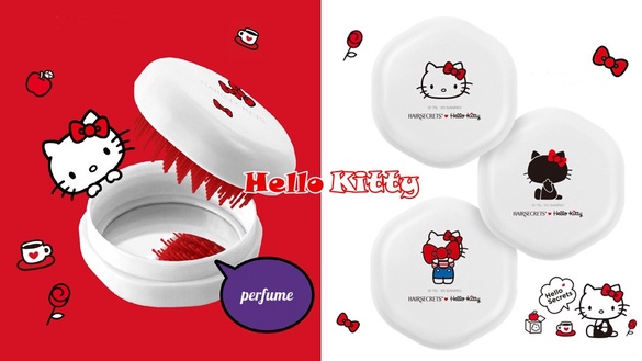 HAIR SECRETS推超可愛Hello Kitty「髮香梳」！多款Kitty萌翻天，一梳有漂亮小姐姐香味