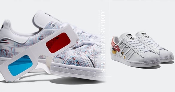 米奇 X adidas Originals推出聯名小白鞋，超萌米奇 Superstar、Stan Smith陪你趴趴走