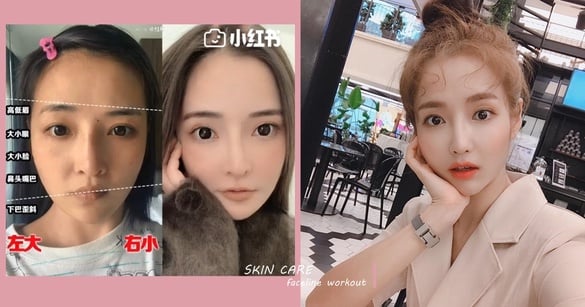 大小眼、高低眉是因為臉歪？網美教練傳授「臉型矯正」動作，網友實測兩週效果堪比整形