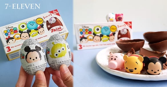 迪士尼Tsum Tsum驚奇蛋就在7-11！小熊維尼、米奇等12種角色，迪士尼控要失心瘋啦