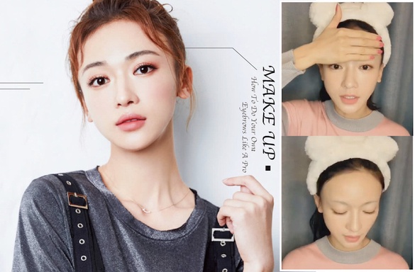 吳謹言眉毛禿了？ 吳謹言親授「裸眉畫眉法」，娘娘的野生濃眉這步驟是關鍵！
