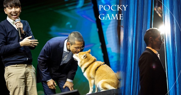 吳怡農上春晚玩Pocky Game！同吃一條肉乾，間接接吻的對象竟然是這個她～