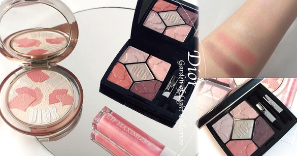 DIOR 銀杏眼影盤美爆！DIOR全新春季限量彩妝，珊瑚銀杏打亮盤、銀河唇蜜是戀愛微醺色