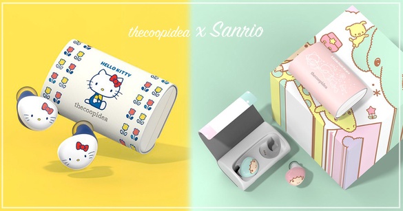 Hello Kitty真無線藍牙耳機！加碼雙子星、美樂蒂等三麗鷗明星，全部都變成無線耳機了
