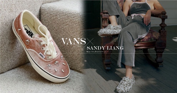VANS x Sandy Liang「毛絨豹紋」系列！可鹽可甜的蜜桃絨布，還有雪白懶人鞋這天開賣