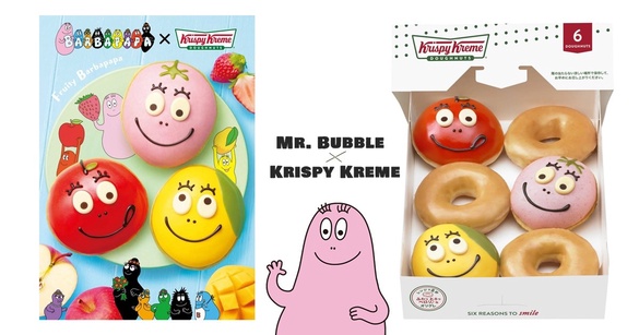 超可愛泡泡先生怎麼捨得吃！Krispy Kreme聯名泡泡先生推超可愛甜甜圈，只有這裡買得到