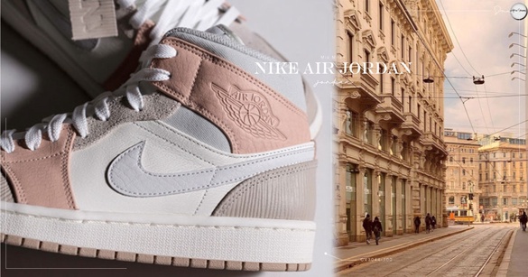 NIKE AIR JORDAN新色「米蘭印象」！教堂、修道院、石柱建材為發想，夕陽粉彩太浪漫！