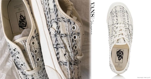 VANS x Barneys 粗毛呢「小香風」鞋款上市，高質感毛呢元素，優雅小姐姐必備！