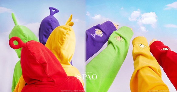 SPAO X 天線寶寶超狂聯名！穿上超經典「天線帽T」，化身天線寶寶回憶童年～