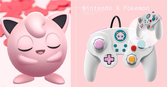 胖丁迷尖叫！任天堂×Pokemon推出「胖丁」限定搖桿！握著氣噗噗胖丁打SWICH太療癒！