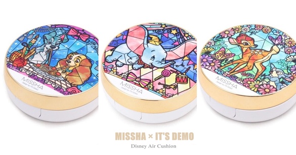 MISSHA × IT'S DEMO推出「迪士尼動物系列」彩繪玻璃氣墊，小飛象、小鹿斑比款太萌！