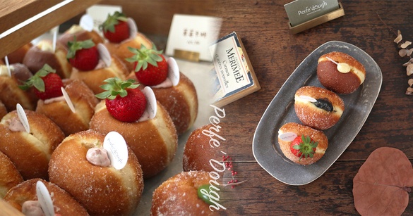台南甜甜圈專賣店「Perfe' Dough」！一開門就完售的爆漿甜甜圈，絕對是台南必吃美食