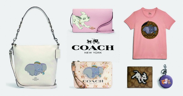 小飛象、101忠狗萌到哭！迪士尼 X COACH Outlet系列華麗亮相，3月正式在台販售！
