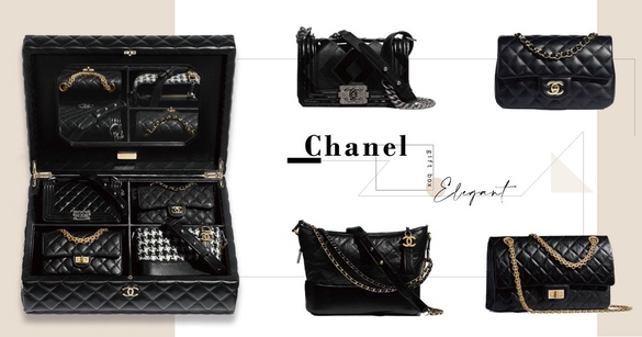 2020 「Chanel 迷你包禮物盒」，一次滿足四個包的願望！高奢禮物盒也能當作化妝箱！