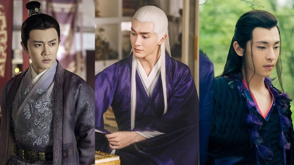 《三生三世枕上書》帝君紫衣成經典！10古裝劇紫衣男神，鄧倫、任嘉倫、肖戰你們Pick誰