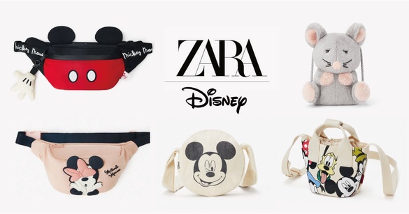 ZARA 推出DISNEY聯名系列包包！超推「米奇腰包」和大容量托特包，每款都不超過千元！