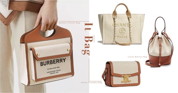 2020春夏5款精品帆布包推薦，Chanel珍珠帆布包最貴氣、Burberry帆布包價格最親民！