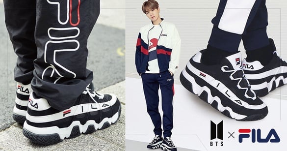 BTS X FILA 台灣就能買到！四雙FILA老爹鞋、三款經典上衣，想穿BTS同款免找代購！