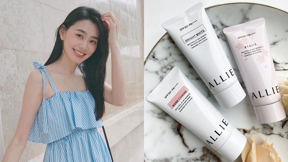 愛上陽光的味道！新ALLIE防曬打造燦爛光肌、飄浪漫春花香，擦防曬變成早晨最幸福的事