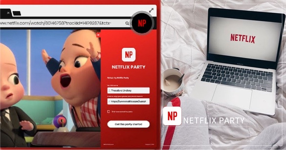 居家防疫救星！免費版「Netflix Party」讓你一個人在家也能與朋友同步看劇、聊天～
