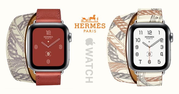 Apple Watch x Hermes悄悄上市！雙層錶帶超氣質，愛馬仕專屬印花根本低調奢華！