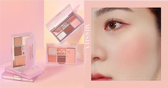 是鑽石的光！MISSHA推出新品「EASY FILTER眼頰盤」，絕美糖果紙霓虹亮片超夢幻！