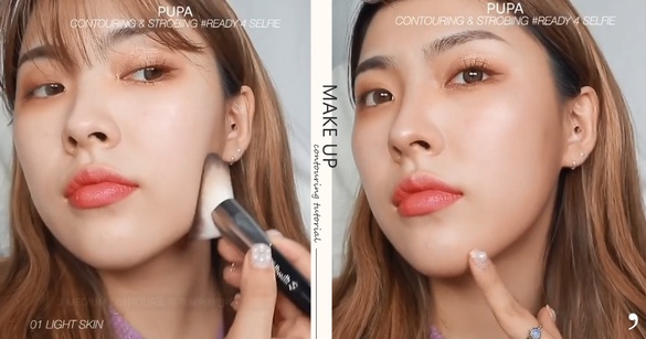 彩妝師「八點定位法」看臉型！不同臉型修容、打亮技巧手把手教學，肉餅臉也變鵝蛋臉