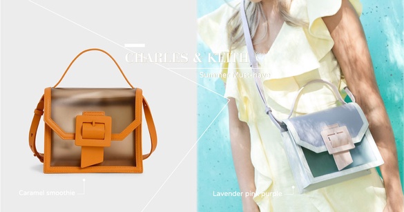 CHARLES &amp; KEITH「果凍包」消暑回歸！「焦糖冰沙色」、「薰衣草粉紫」夢幻必收～