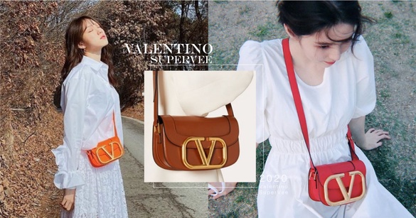 韓素希、李聖經都在揹！2020必備夢幻包款Valentino SuperVee，奢華大V金扣超搶眼