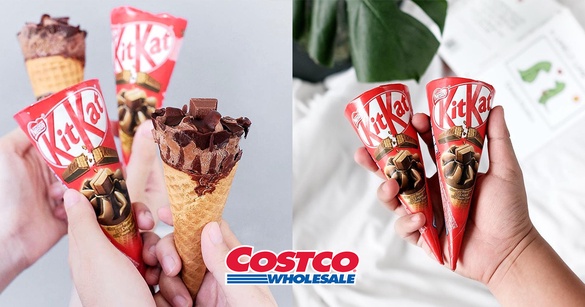好市多也有「KitKat巧克力炫風甜筒」！一次整箱盒8支甜筒，巧克力控快來好市多掃貨