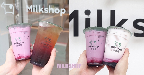 迷客夏超夢幻「桑葚莓果庫莉」！粉紫色的超仙新品，新鮮現煮桑椹果醬，酸甜滋味很可以
