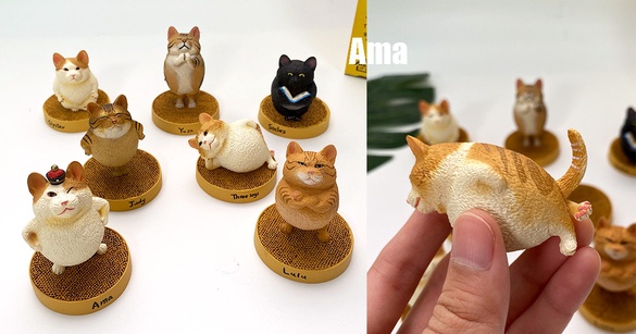 Animal Life「圓滾滾系列」變貓了！朝隈俊男Ｘ黃阿瑪的後宮生活，躺在貓抓板上太Q了啦