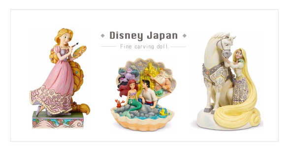 日本迪士尼「精品雕刻公仔」登場！愛麗兒夢幻貝殼必收，還有超多精緻雕刻公仔～