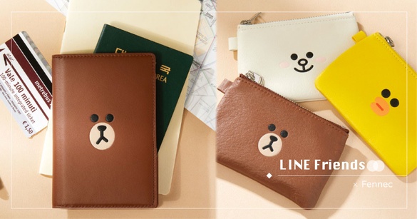 LINE Friends x Fennec上市啦～呆萌熊大皮夾、厚唇莎莉包必收，質感、可愛一次擁有！