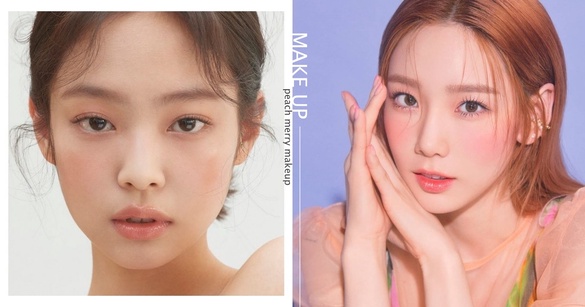 Jennie、IU的「純慾系妝容」教學！畫出清純、蜜桃少女妝，軟萌無辜的微醺腮紅是重點