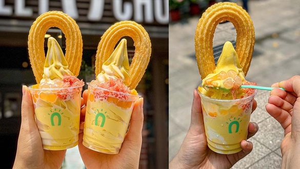 芒果冰淇淋尬白玉珍珠！Street Churros「楊枝甘露啵啾」期間限定限定開賣！