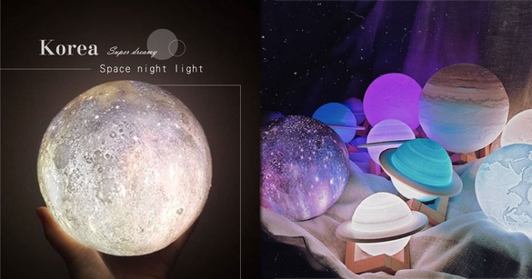 韓國超夢幻「星空小夜燈」！絕美太空投影，輕拍還會變化色彩，療癒光芒情調滿分！