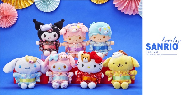 三麗鷗推出「夏日祭典系列」，Hello Kitty、美樂蒂穿上超萌浴衣，還化身成燈籠&amp;蘋果糖
